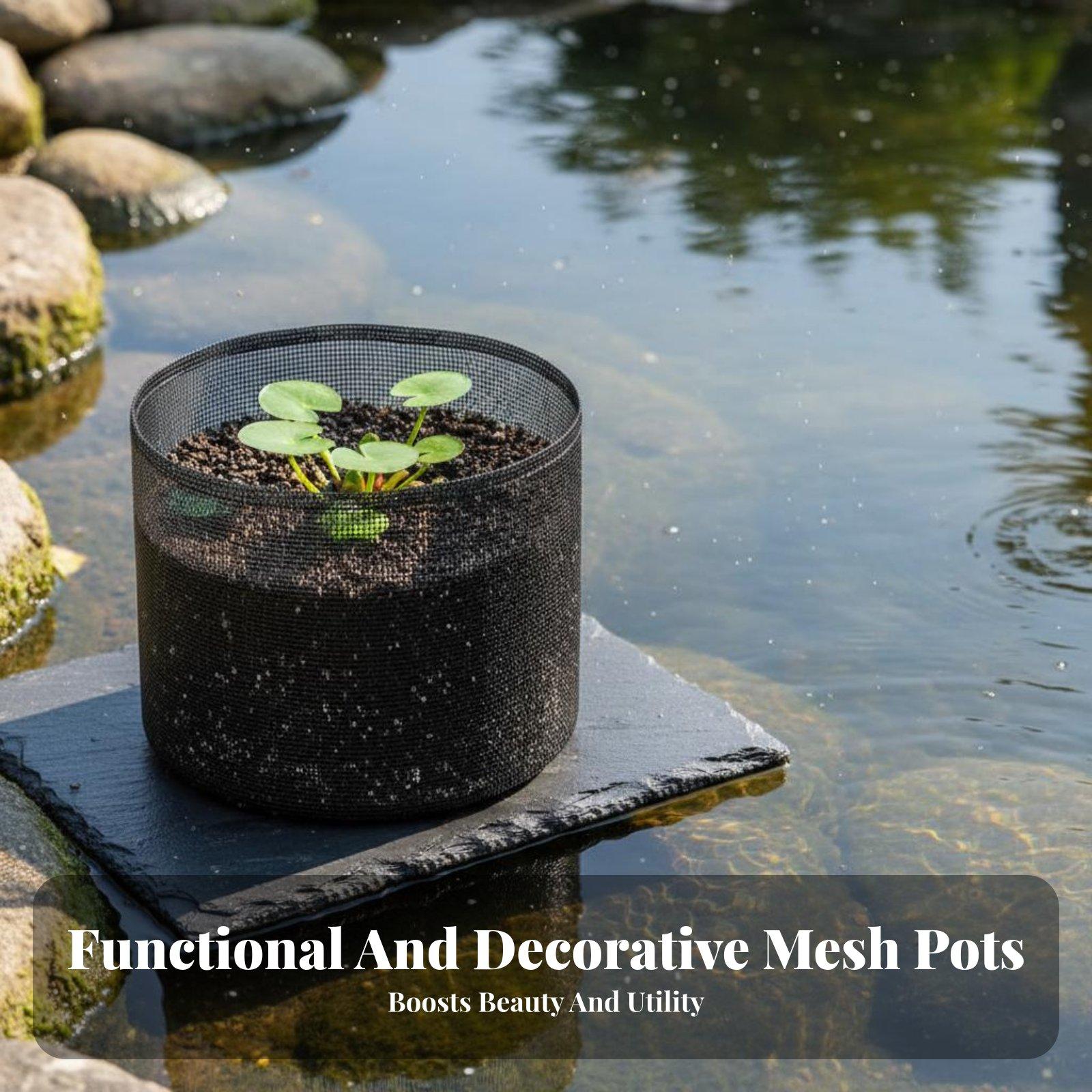 Plant Pot - 4 Piece Water Lily Planting Pots