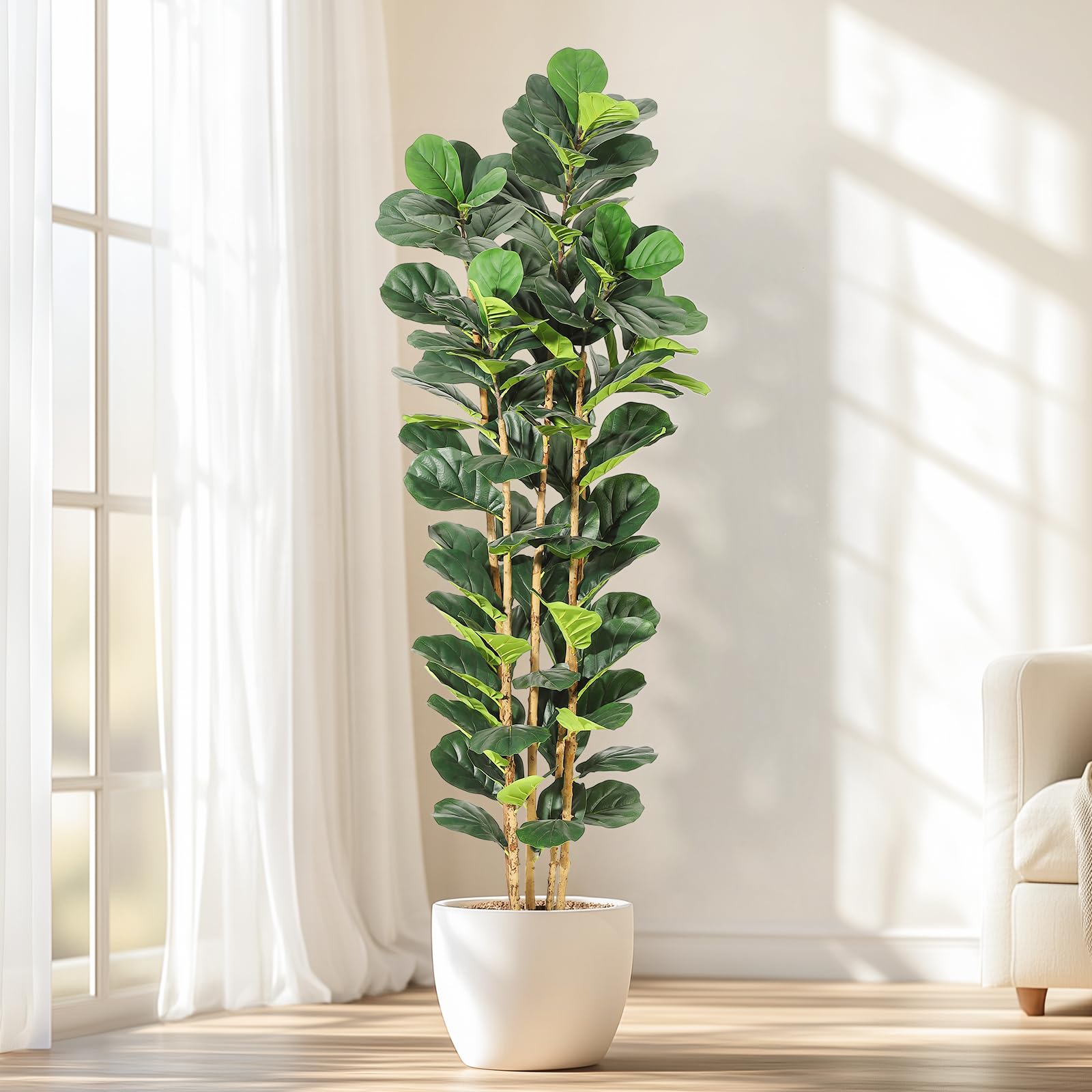 Fiddle Leaf Fig - Faux Fiddle Leaf Fig Tree 5/6/7