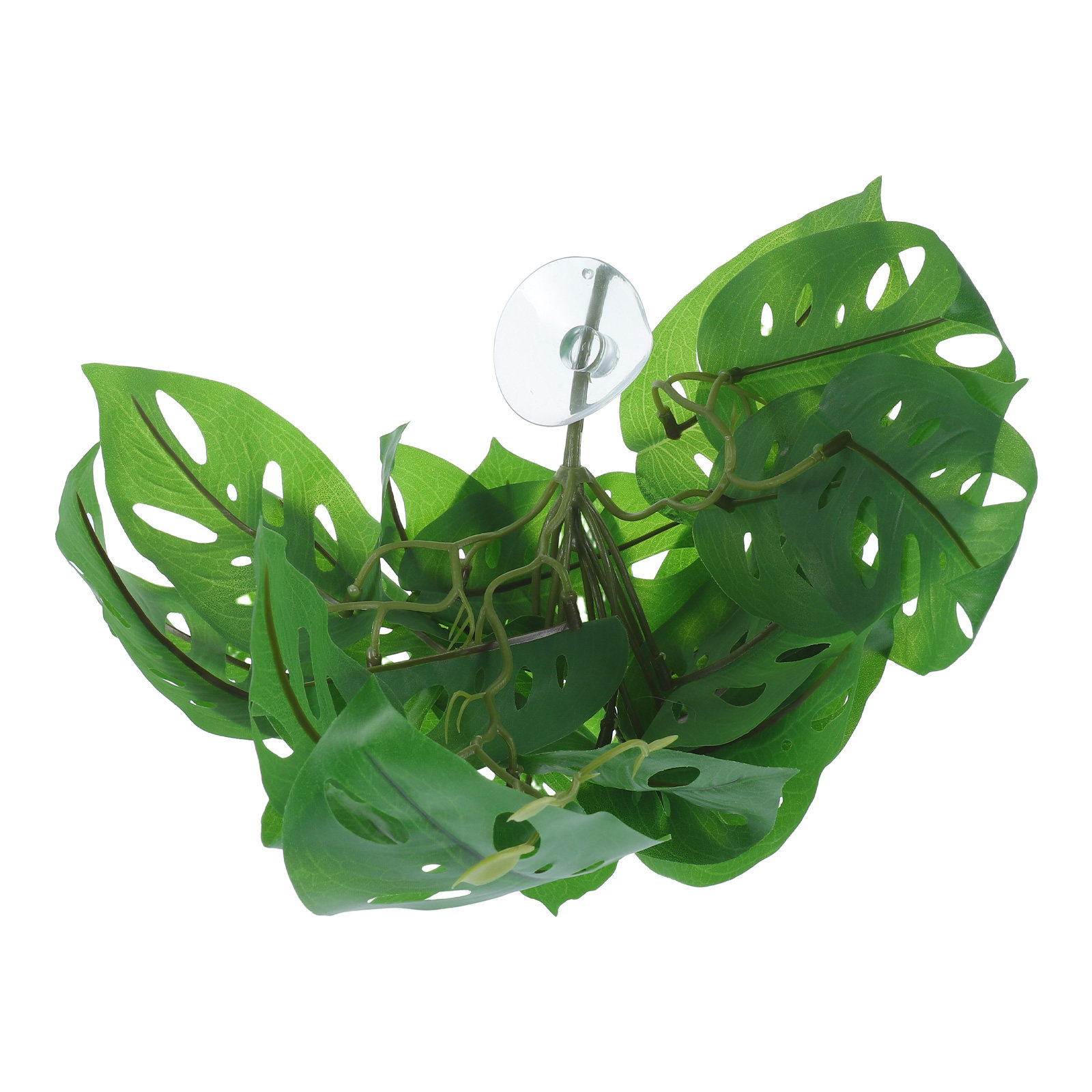 Snake Plant - Reptile Habitat Decor Lifelike Suction Cup