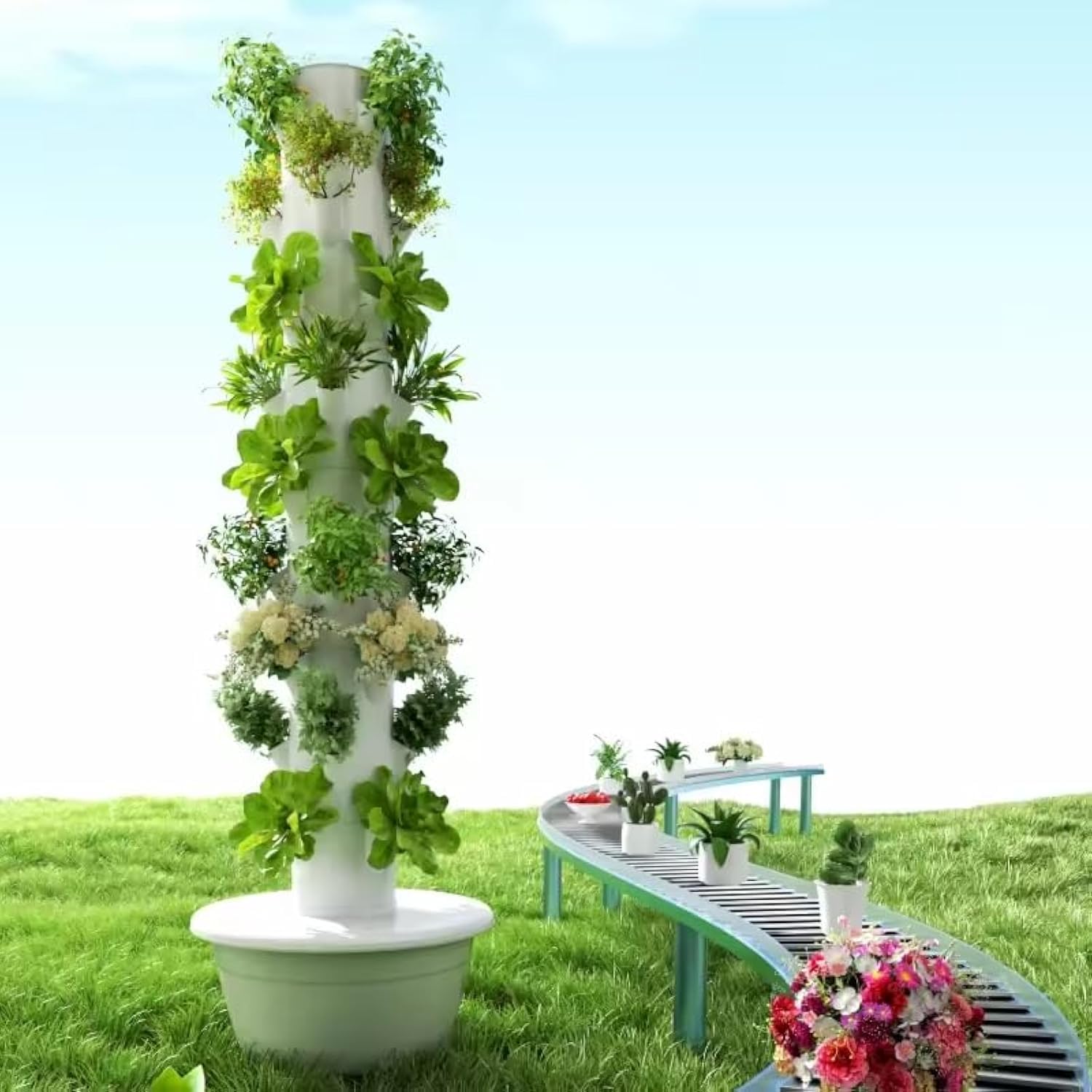 Pothos - Vertical Hydroponic Grow Tower Aeroponic Tower