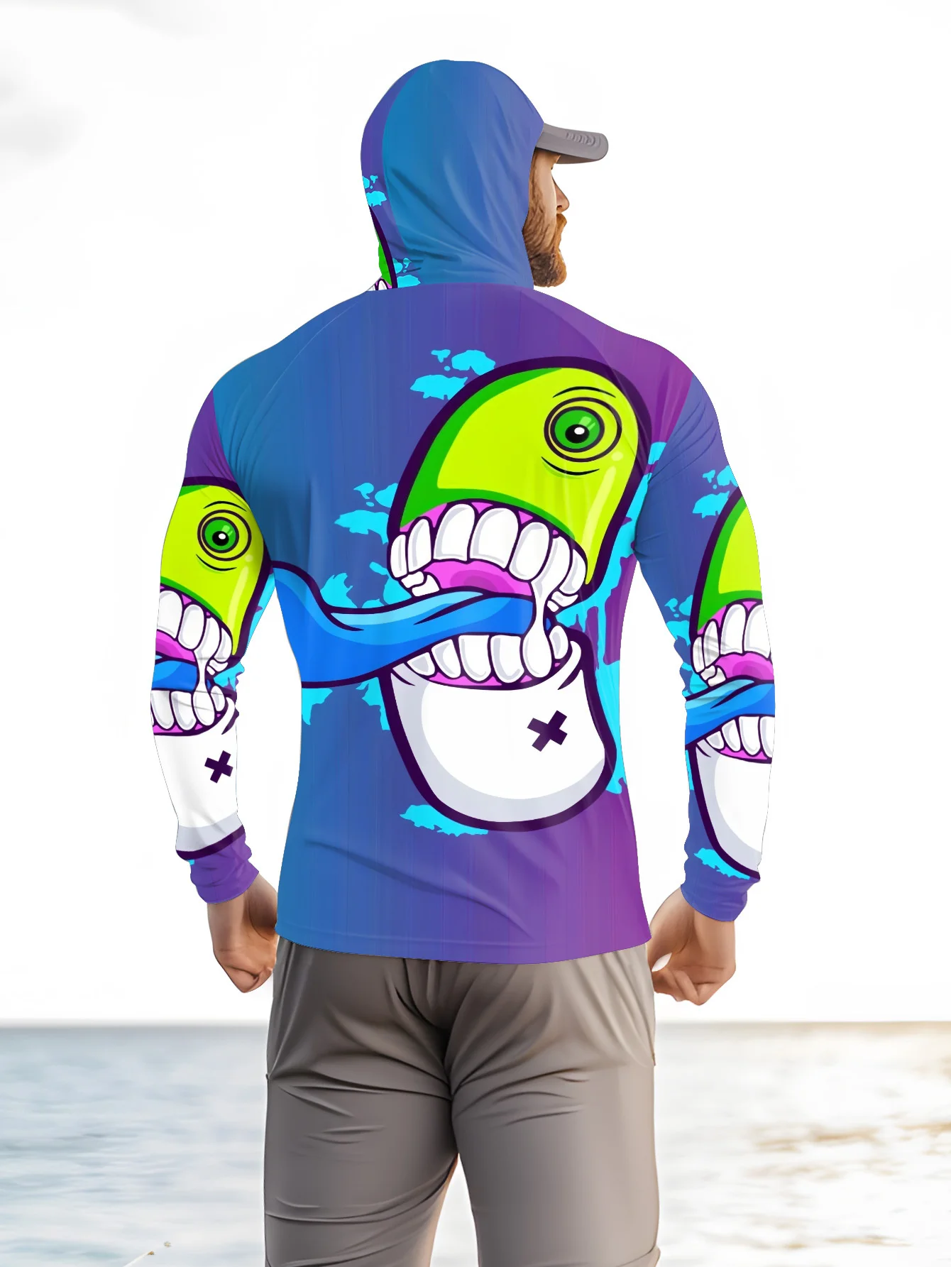 Men Cartoon Monster Graffiti F - đánh giá và giá Monstera