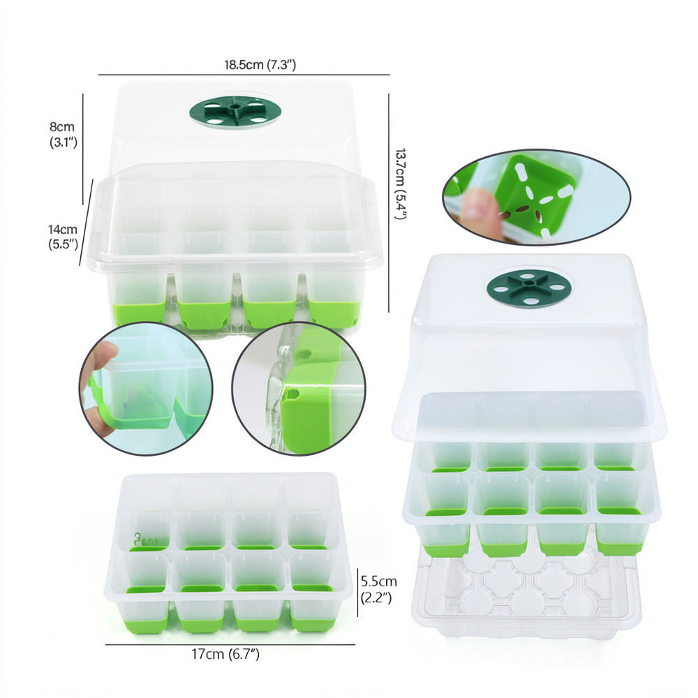Reusable Silicone Seedling Tra - đánh giá và giá Plant Pot