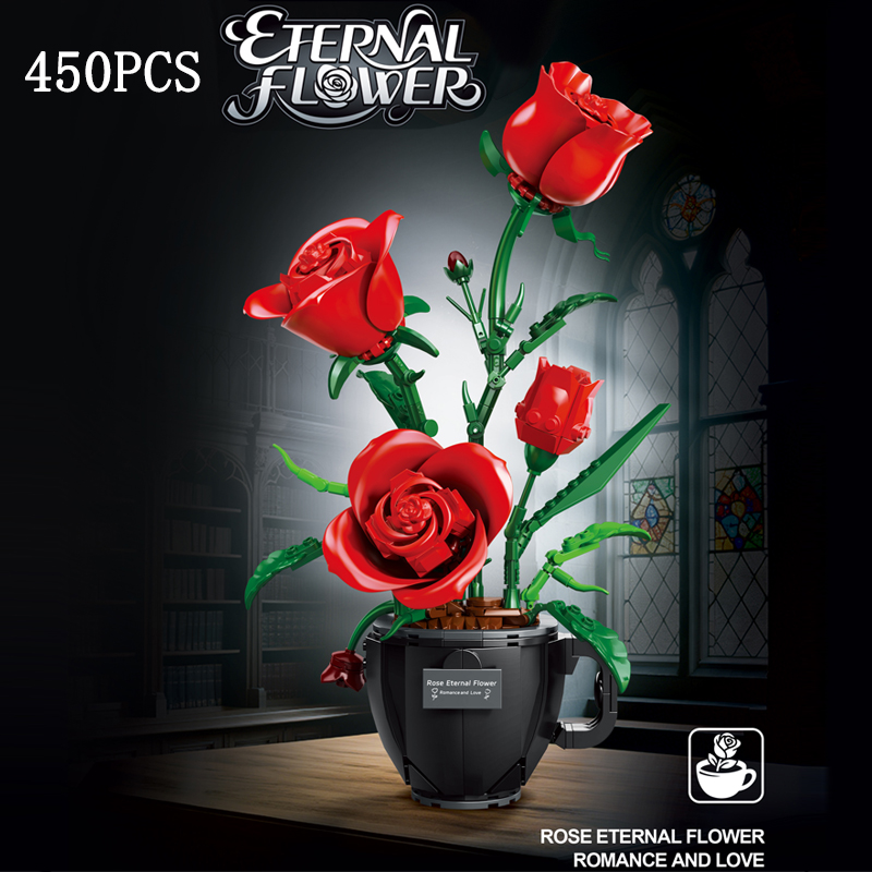 MOC Coffee Cup Flower Building - đánh giá và giá Terracotta Pot