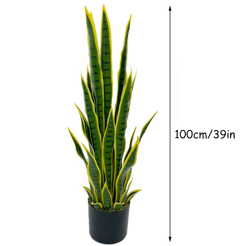 40-100cm Artificial Sansevieri - đánh giá và giá Snake Plant