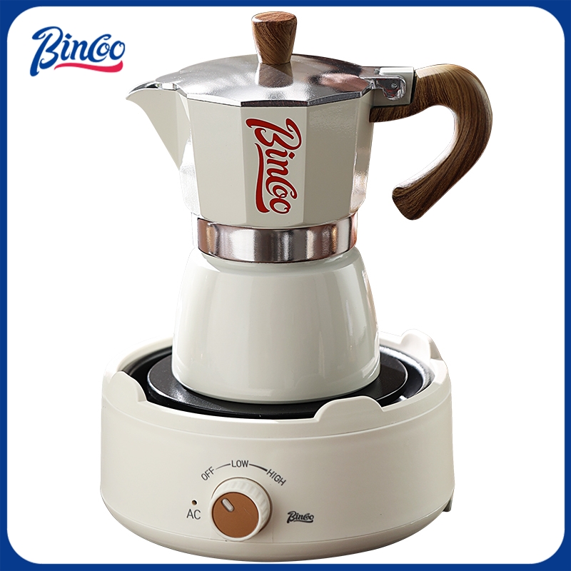 Bincoo Moka Pot and Electric S - đánh giá và giá Pothos