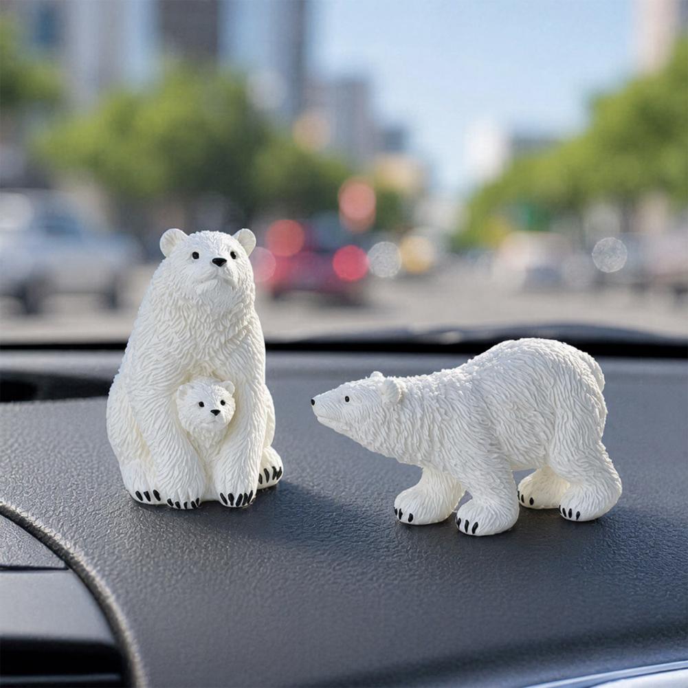 Miniature Polar Bear Figurines - đánh giá và giá Succulent Set