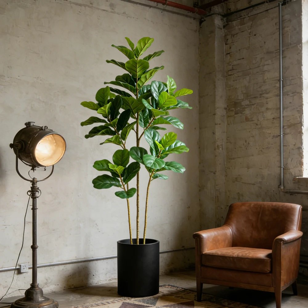 64/122cm Artificial Fiddle Fig - đánh giá và giá Fiddle Leaf Fig