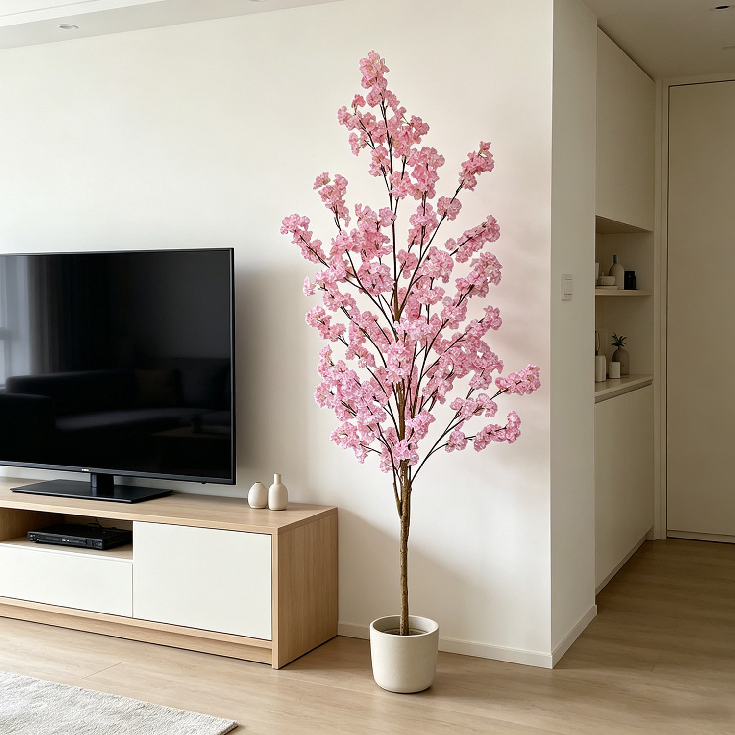100-220cm Artificial Cherry Bl - đánh giá và giá Fiddle Leaf Fig
