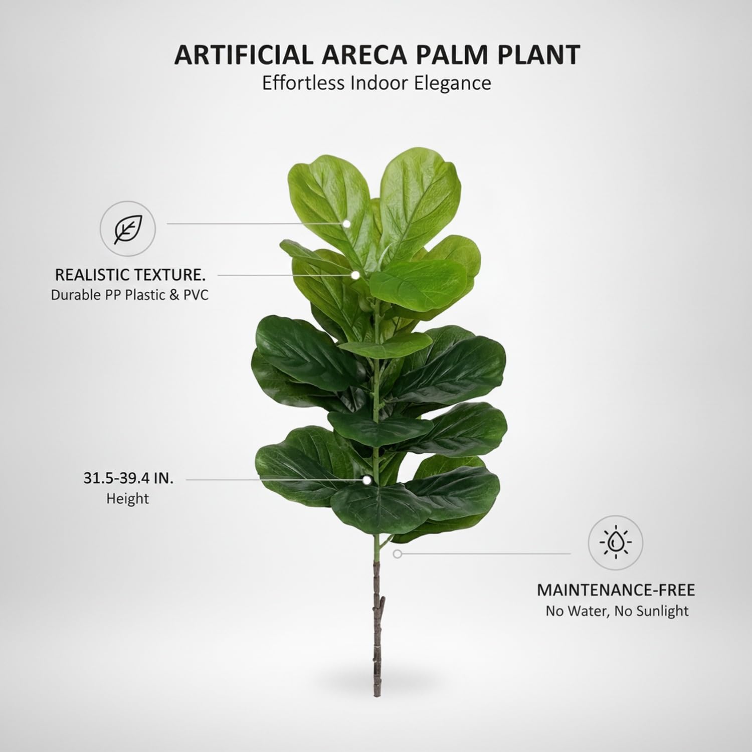 Large Plastic Artificial Fiddl - đánh giá và giá Fiddle Leaf Fig