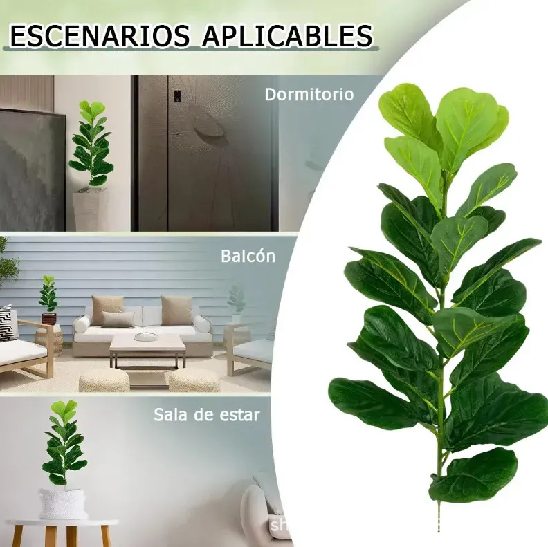 Large Plastic Artificial Fiddl - đánh giá và giá Fiddle Leaf Fig