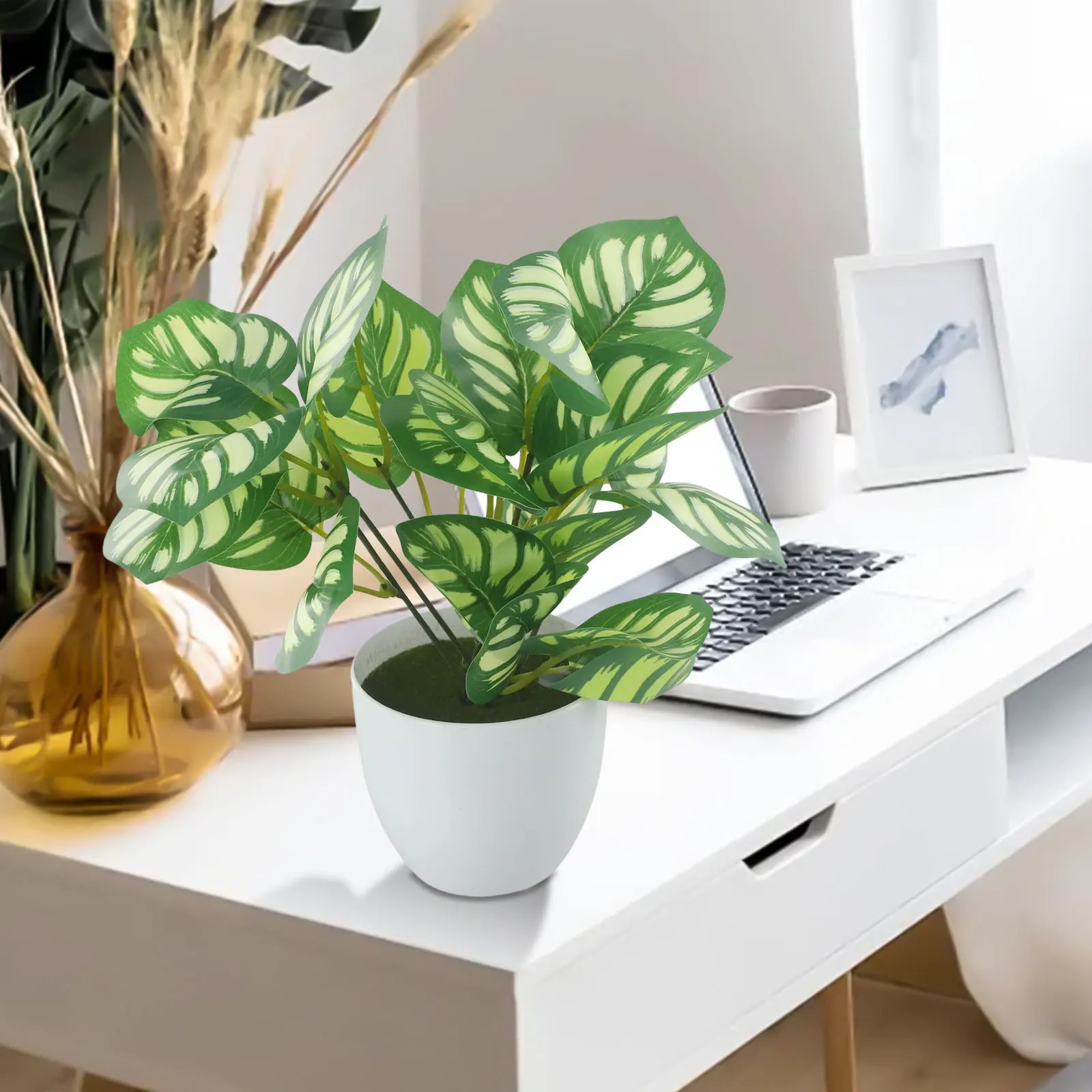 1PC Artificial Foliage Plant P - đánh giá và giá Snake Plant