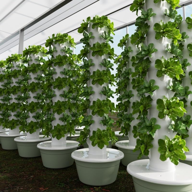 Vertical Hydroponic Grow Tower - đánh giá và giá Pothos
